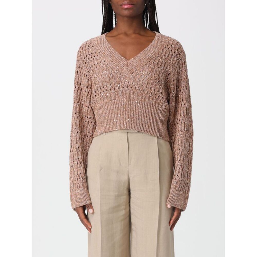 Brunello Cucinelli Sweater Woman Burnt